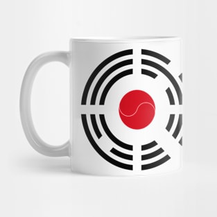 Korean Japanese Multinational Patriot Flag Series Mug